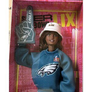 2025 Signature Barbie Super Bowl LIX Champions Philadelphia Eagles NFL Doll NIB